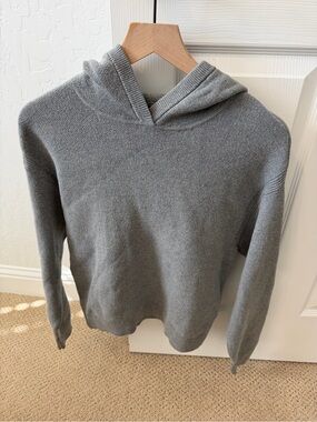On 34th Gray Hooded Women’s Sweater
